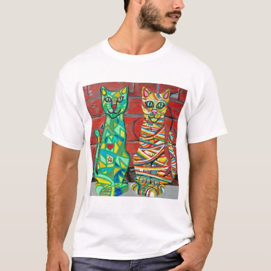 T-shirt avec Cuby Cats (Devant)