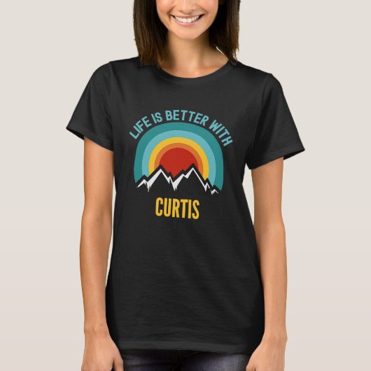 T-shirt Avec Curtis Dating Curtis (Devant)