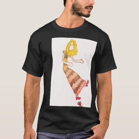 T-shirt avec danseur (Devant)