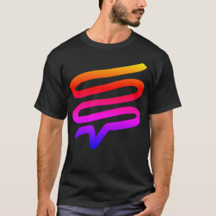 T-shirt avec dégradé arc-en-ciel Telepath