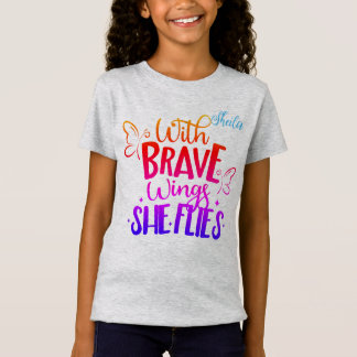 T-Shirt Avec des ailes courageuses