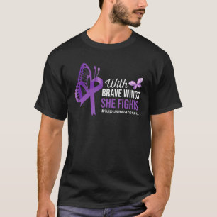 T-shirt Avec des ailes courageuses, elle combat le beurre 