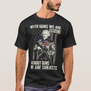 T-shirt Avec Des Armes À Feu Nous Sommes Des Citoyens Sans
