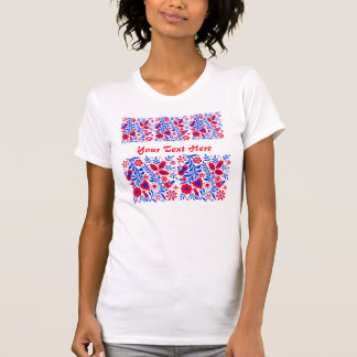 T-shirt avec des motifs slovènes dans des couleurs