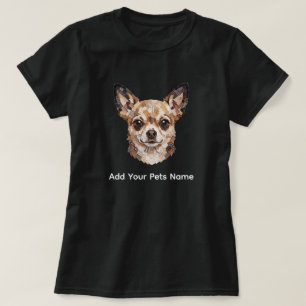 T-shirt avec design de chiot chihuahua mignon