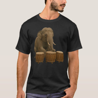 T-shirt avec dessin d'éléphant