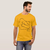 T-shirt avec dessin Ishmael. (Devant entier)