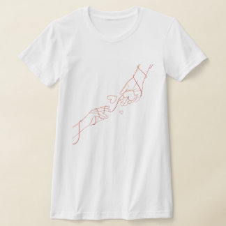 T-Shirt avec dessin minimaliste de lignes pour rep