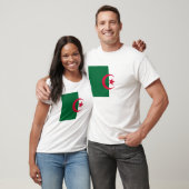 T-shirt avec drapeau d'Algérie (Unisexe)