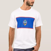 T-shirt avec drapeau de Guam - USA (Devant)