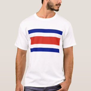 T-shirt avec drapeau du Costa Rica