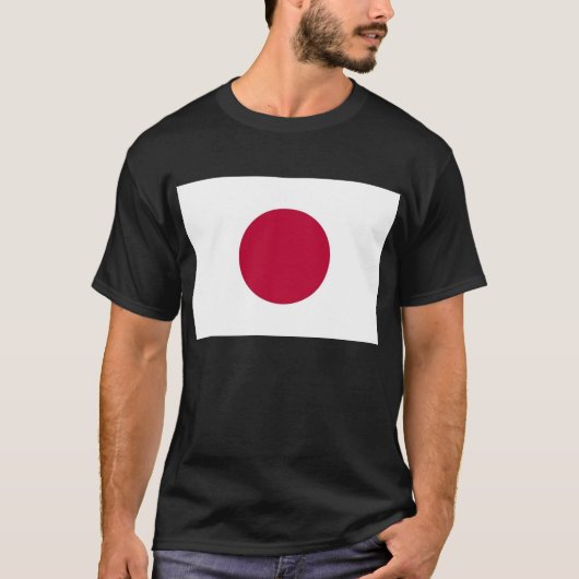 T-shirt avec drapeau du Japon (Devant)