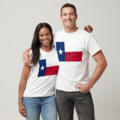 T-shirt avec drapeau du Texas State USA (Unisexe)