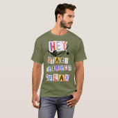 T-shirt avec écriture colorée (Devant entier)