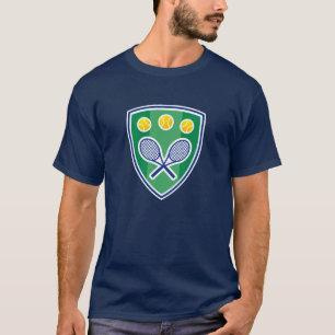 T-shirt avec emblème de logo de tennis