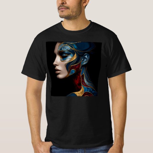 T-shirt Avec Expression Art -1 (Devant)