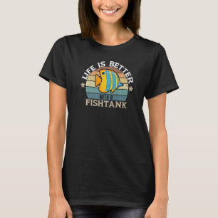 T-shirt Avec Fish Tank Aquarium Graphisme