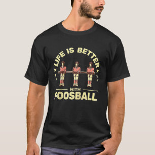 T-shirt avec Football Table Football Football Football Foo