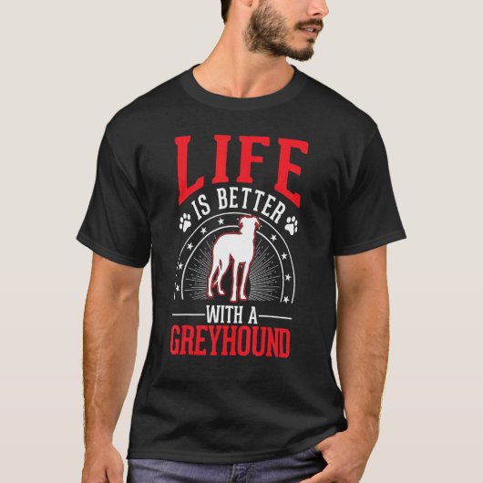 T-shirt Avec Greyhound (Devant)