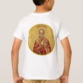 T-Shirt avec icône orthodoxe de Saint Nicolas (Dos)