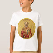 T-Shirt avec icône orthodoxe de Saint Nicolas (Devant)