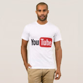 T-Shirt avec icône YouTube (Devant entier)