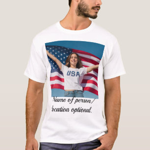 T-shirt avec image modifiable et art personnalisé