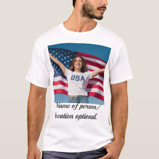 T-shirt avec image modifiable et art personnalisé