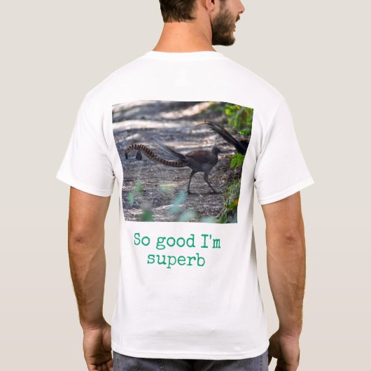 T-shirt avec impression d'oiseau australien (Dos)