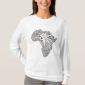 T-shirt avec la conception originale de l'Afrique (Devant)