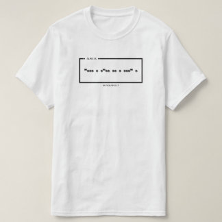 T-Shirt avec le code Morse "Toujours Croire en Soi