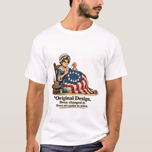 T-shirt avec le drapeau de Betsy Ross (Devant)