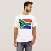 T-shirt avec le drapeau de l'Afrique du Sud (Devant entier)