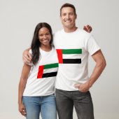 T-shirt avec le drapeau des Émirats Arabes Unis (Unisexe)