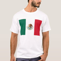 T-shirt avec le drapeau du Mexique