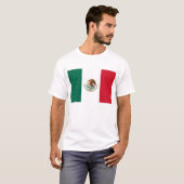 T-shirt avec le drapeau du Mexique (Devant entier)