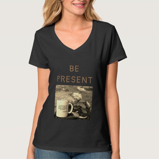 T-shirt avec le message (Devant)