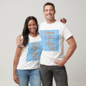 T-shirt avec le message de la beauté des couleurs  (Unisexe)