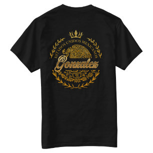 T-shirt avec le nom de famille Gonzalez au dos