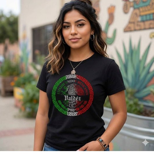 T-shirt avec le nom de famille Valdéz