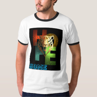 T-shirt avec le visage de Lion et le texte de l'es