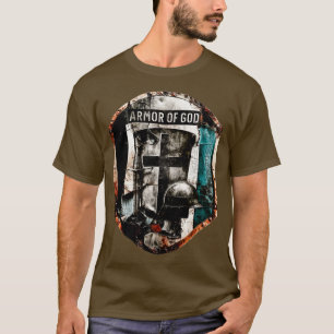 T-Shirt avec l'emblème chrétien de l'Armure de Die