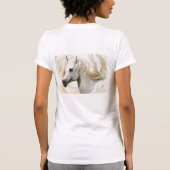 T-shirt avec les chevaux Arabes (Dos)