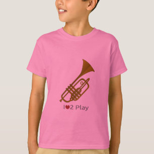 T-shirt avec l'illustration d'une trompette