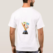T-shirt avec l'inscription "Push The Pace". (Dos)
