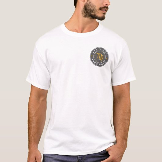 T-shirt avec logo All Virgo Everything (Devant)