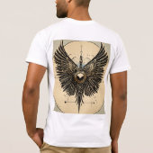 T-shirt avec logo d'aile (Dos)