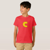t-shirt avec logo de Cosmo Cat pour enfants (Devant entier)