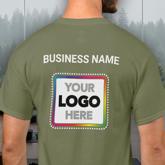 T-Shirt avec Logo de la Société - Impression Recto