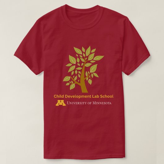 T-shirt avec logo Maroon CDLS (Design devant)